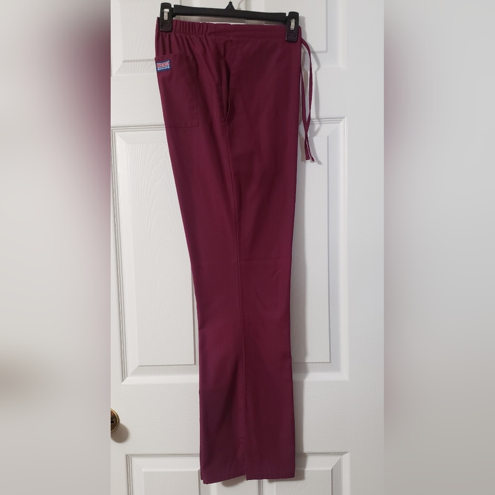 Cherokee WorkWear Women's Drawstring Flare Leg Scrub Pants. Size: Small